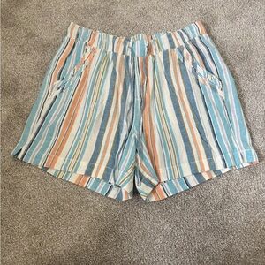 NWOT Briggs linen shorts, size small